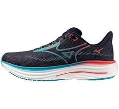 Mizuno Men's Wave Rider 29 Running Shoe, Capri Breeze-White